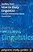 How to Study Linguistics: A Guide to Understanding Language (Palgrave Study Guides:Literature)