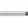 Cleveland 2580 High Speed Steel Regular Length Drill Bit, Low Helix, Coolant Through, Black Oxide, Round Shank, 118 Degree Conventional Point