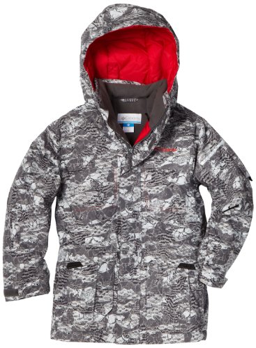 Columbia Boys 2-7 Pop Shove Jacket, Grill Elements Camo, 6/7