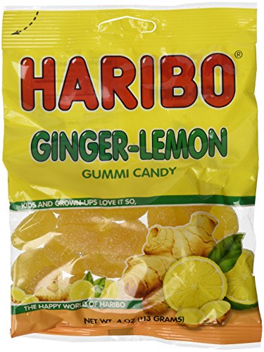 haribo ginger lemon gummy candy