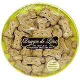 Doggie de Lites Gourmet Dog Treats and Frizbee, Parmesan, 16-Ounce Sets (Pack of 10)