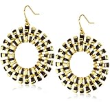 Trina Turk Sunburst Gold And Black Earrings