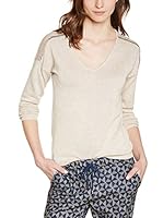 Naf Naf Camiseta Manga Larga (Beige)