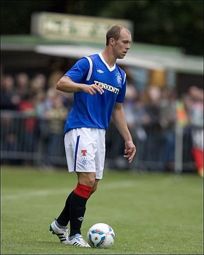 Photographic Prints of Soccer - Rangers v Bayer 04 Leverkusen - Pre Season Friendly - Takko Stadium from Rangers
