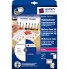 Avery Zweckform Visitenkarten-Set inkl Gestaltungssoftware und Visitenkarten DIN A4 85x54 mm ultraweiss