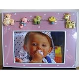 4x6 Table Top Light Pink Picture Frame with Baby... by GWI