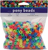Westrim Value Pack 6x9mm Neon Pony Beads - 480PK/Multi