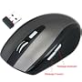 Daffodil WMS325 Rat�n �ptico Inal�mbrico 2.4GHz - Mouse sin cable con 5 Botones, Rueda de Desplazamiento y Sensibilidad Ajustable (Max. 1600dpi) - Para Ordenadores / Netbook - Compatible con Microsoft Windows (8/7/XP/Vista) y Apple Mac (OS X +) - Alimentado por Pilas (2xAAA Incl.)