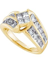 2.00CTW DIAMOND INVISIBLE RING