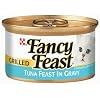 Fancy Feast Gourmet Cat Food, Grilled Tuna Feast in Gravy, 3-Ounce Cans (Pack of 24)