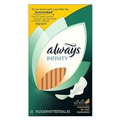 Always Infinity Pads, Overnight, 14 ct.