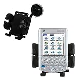 Gomadic for the PalmOne palm Tungsten C - PalmOne Tungsten C Flexible Car Windshield Holder - Gomadic Brand