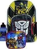 New Transformers 3D Backpack Matching Lunch Box & Water Bottle