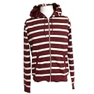 Mens Stripe Pattern Hooded Zip Up Hoodie/Jumper -3 Options