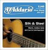 D'Addario EJ40 Nylon Silk and Steel Ball End Acoustic Folk Guitar Strings