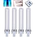 4 pcs 9 W Replacement UV Tube 365nm Lamp Bulb Tube for Nail Art Dryer UV Lamp Light