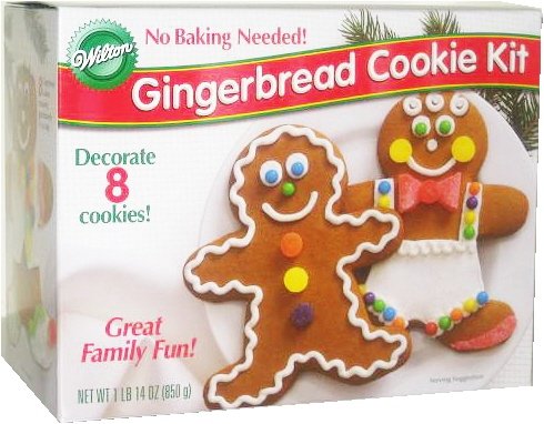 Childrens Toyshop  Gourmet Food : Wilton's Gingerbread Cookie Kit