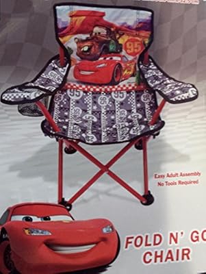 Disney Pixar Cars Lightning McQueen and Mater Fold n Go Folding Chair Kids