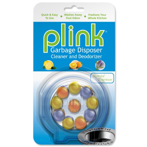 Plink Garbage Disposal Cleaner and Deodorizer Value Pack of 20, 10 Lemon Scent and 10 Orange Scent