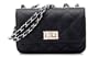 Exist Live Fashion Quilted Leather Mini Crossbody Box Bag Black for Girls Shoulder Handbag Purse Chain Strap