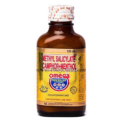 Methyl Salicylate Camphor+Menthol Omega Pain Killer