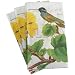 Morning Flower Hummingbird Paper Guest Towel