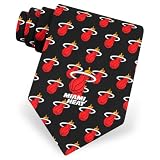 NBA Miami Heat Logo Tie by NBA - Black Silk - B0009S87TY