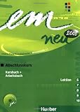 Produkt-Bild: em neu. Ausgabe in drei B&auml;nden. Deutsch als Fremdsprache: em neu 2008 Abschlusskurs Kursbuch, Arbeitsbuch , Lektion 6 -10 mit Arbeitsbuch-Audio-CD: ... C1. Ein Lehrwerk im Baukastensystem