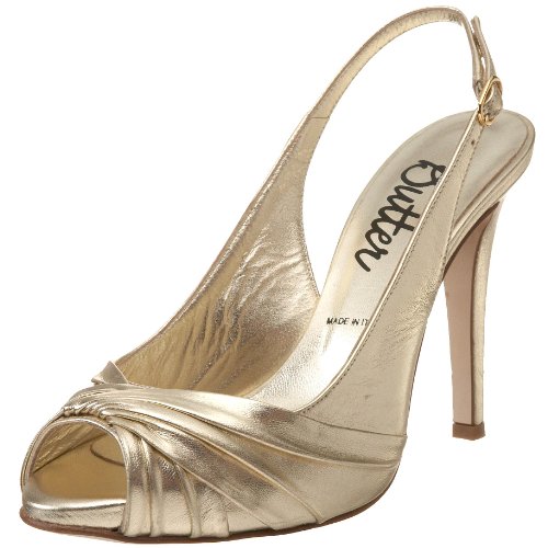 Butter Women's Courtney Slingback Pump,Gold Metallic,7 M US
