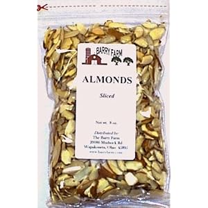 Almonds, Sliced, Natural, 8 oz. by Barry Farm