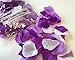 Angel Isabella 300pc Pack - Mixed Purple and White Artificial Rose Petals - Wedding Table Decoration