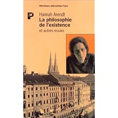 La Philosophie de l'existence et autres essais