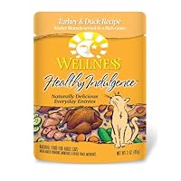 Wellness 24-Pack Healthy Indulgence Turkey and Duck Recipe Cat Food, 3-Ounce Pouch
