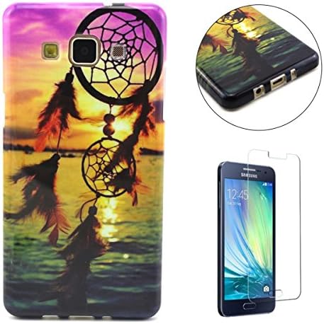 Samsung Galaxy A3 (2015) Case Ziotechnology Ultra Slim Thin Glossy Soft Flexible Rubber Bumper Silicone Gel TPU Protective Cover Skin For Samsung Galaxy A3 (2015)-Sunset Wind Chime