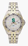 Michigan State Spartans Spartans All Star Watch with Stainless Steel Band - Men's