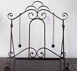 Antique Style Ornate Bible Cookbook Iron Stand