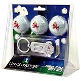 Arizona State Sun Devils NCAA 3 Ball Gift Pack w/ Keychain Divot Tool