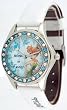 Disney Fairies Diamond Round Strap Watch Model 23929A