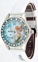 Disney Black Princess Fairy Tinkerbell Watch Wristwatch 23929A