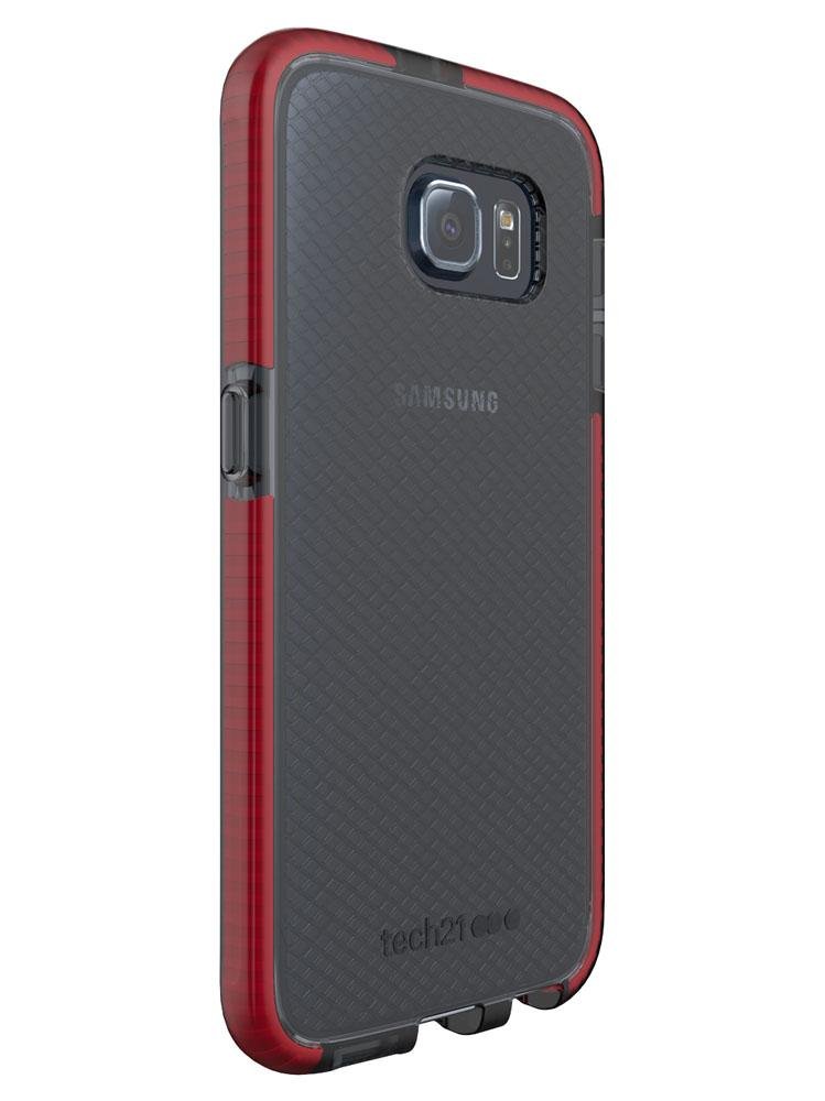 Amazon.com: Samsung Galaxy S6 Tech 21 EVO CHECK Case SMOKEY BLACK ...