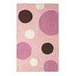 Tiddliwinks Bath Rug - Mod Pink and Brown (30x20")