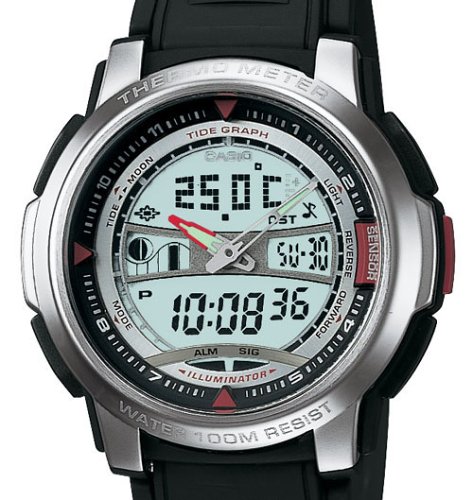 Casio Men's Forester Sports Thermometer Watch #AQF100W-7BV