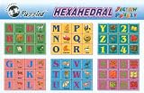 ABC and Numbers Blocks, Hexahedral Cubes by Puzzled
