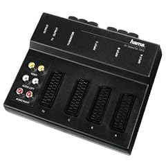 Hama Scart Umschaltpult AV-100S zum Anschlu� von 3 Programmquellen �ber Scart