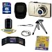 Canon PowerShot SD880IS 10MP Digital Camera with 4x Wide Angle Optical Image Stabilized Zoom (Gold)w/Free 4GB Bonus Accessory Kit
