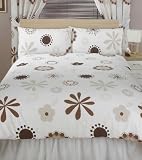 Fantazia Brown Single Duvet + 66x72 Curtains + FVS
