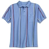 Harbor Bay Short-sleeve Vertical Stripe Polo