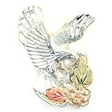 Sterling-silver Yellow-gold Black Hills Gold Eagletie-tac