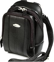 Targus DLUC02 Universal Camera Leather Case - Black (Leather)
