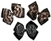Apparel : Hair Bows ~ Safari Bow Tie Hair Bow ~ 3 Assorted Designs ~ Great Stocking Stuffer!
